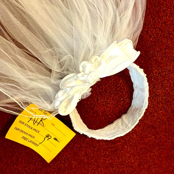 Beautiful vintage, wedding, veil or communion veil - Picture 1 of 5